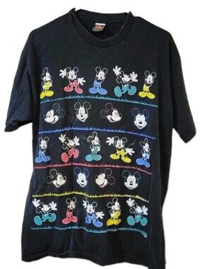 Vintage Mickey Unlimited Disney Jerry Leigh T-Shirt Mouse Retro 90s One Size